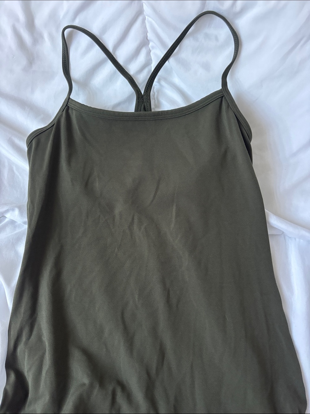 Women's Olive Green Cami Tank Top